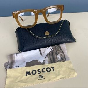 Moscot NYC Butterscotch sunglasses Authentic Fritz 44